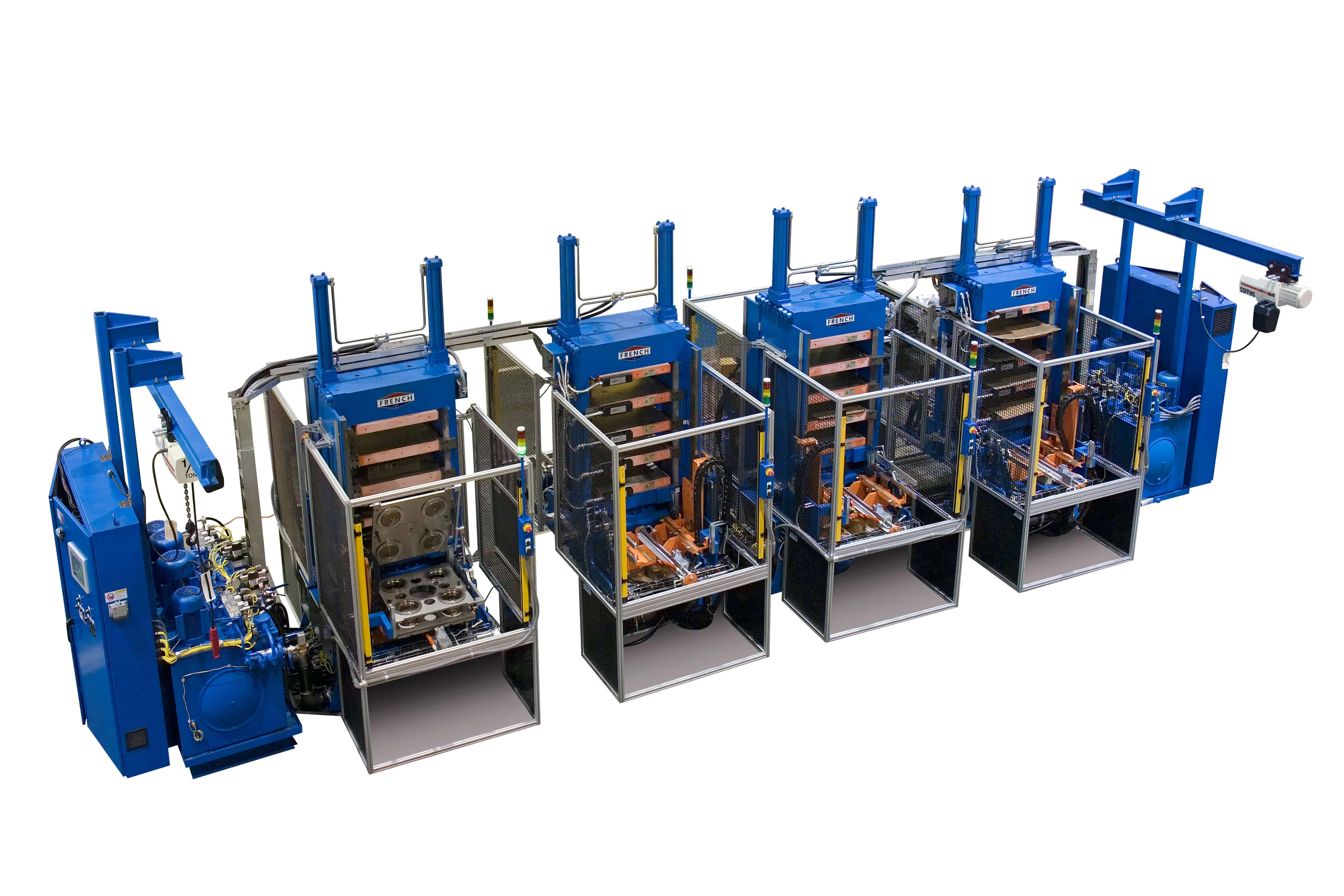 Custom Automatic Hydraulic Press by French Oil