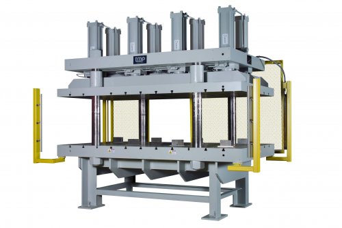 Custom 500 Ton Hydraulic Press Developed by French Oil
