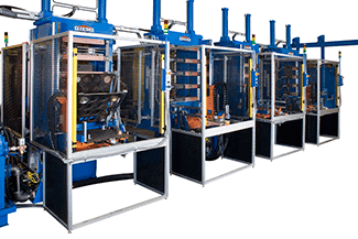 Plant Machinery - Automated 350 Ton Sideplate Custom Hydraulic Press System