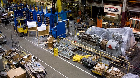 Hydraulic Press Manufacturer French Oil's Manufacturing Facility and Custom Equipment