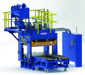 300 Ton Hydraulic Press for Composite Molding Applications
