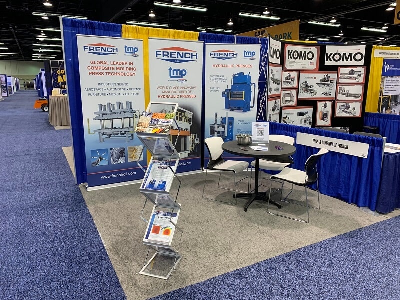 French's Hydraulic Press Display at CAMX